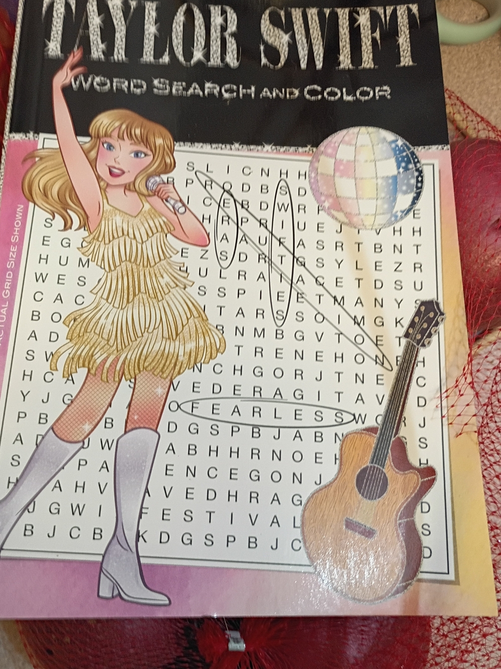 Taylor Swift Word Search and Color Book